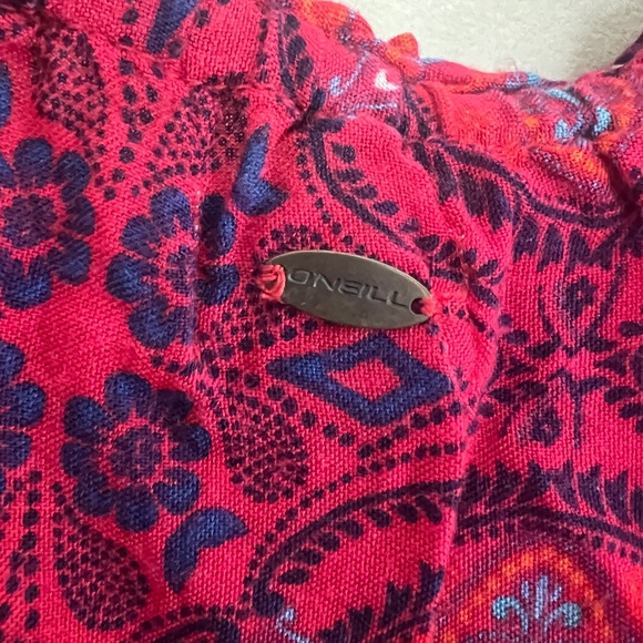 Bright and Colorful O'Neill Long Sleeve Floral Romper-Size Medium - Picture 5 of 9